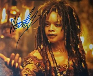 Naomi Harris Hand Signed 8x10 Photo W/holo Pirates Of The Caribbean
