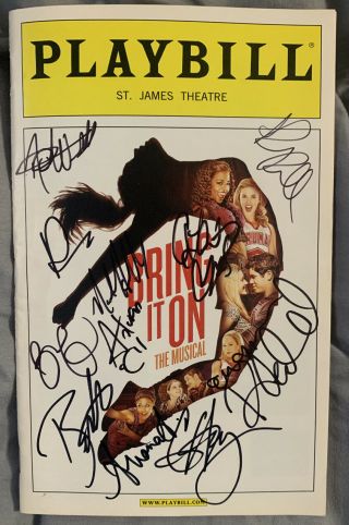 Bring It On Broadway Musical Signed (broadway Cast)