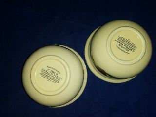 2 - Home & Garden Party NORTHWOODS (Pinecone) Soup/Cereal Bowls COND. 2