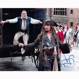 Johnny Depp - Pirates Of The Caribbean (68105) Autographed In Person 8x10 W/