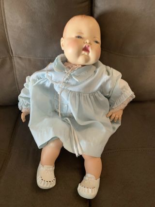 1983 Vinyl Cloth Doll Ideal Toy Corp Tt - 27 18 " Cry Baby