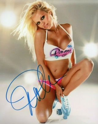 Autographed Pamela Anderson Signed 8 X 10 Photo Sexy