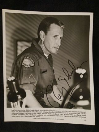 Roy Scheider (jaws) (d.  2008) Signed / Autographed B&w Photo / Promo