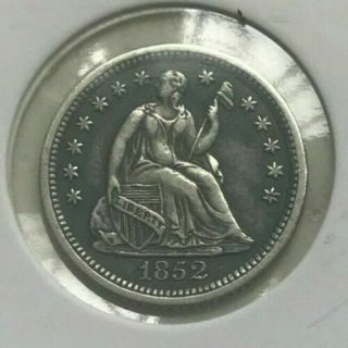 Rare 1852 - O H10c Seated Liberty Half Dime Xf/au Key Date Only 130k Minted