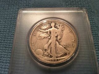 Very Rare 1921 Silver Walking Liberty Half Dollar From Grandpa 