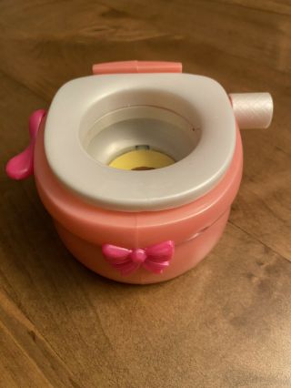 Mattel 2011 Little Mommy Baby Doll Princess Talking Potty Toilet Missing Lid