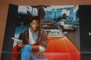 EDDIE MURPHY as AXEL FOLEY in BEVERLY HILLS COP (1984) - ORIG.  UK QUAD POSTER 2