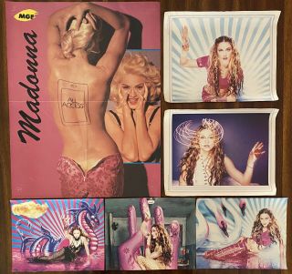 Madonna 100,  Clippings Some Rare Must Have Items Poster Too