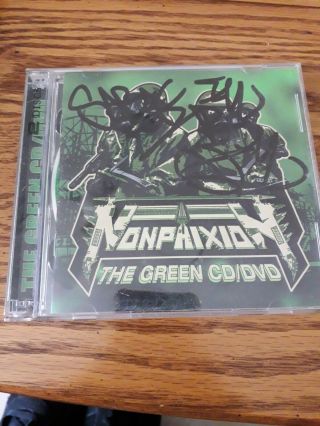 Non Phixion The Green Cd/dvd Signed By The Group Rare Oop Htf Ill Bill Necro