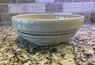 Vintage Marshall Texas Pottery Rustic Medium Mixing Bowl 9 1/4 " - Near