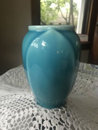 Rookwood Pottery 1934 Vase 2282 Blue/turquoise 5 1/4”