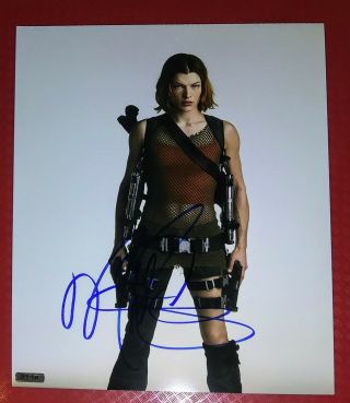 Milla Jovovich Signed Autographed Photo 8 X 10 W/holo Resident Evil