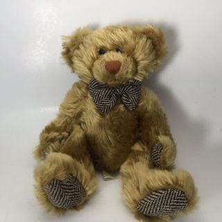 First And Main Brown Rare Bear 9” Jointed Plush Stuffed Animal Retired 1482