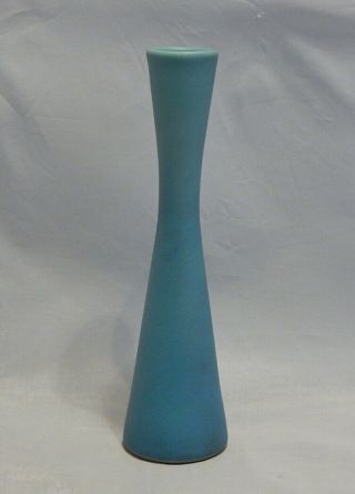 Van Briggle Pottery Blue Matte 9 " Bud Vase