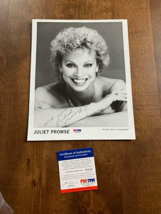 Dancer - Juliet Prowse - Autographed/signed 8 X 10 Photo - Vintage - Psa/dna