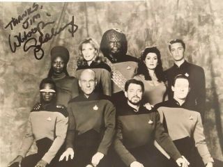Whoopi Goldberg - Signed 8 X 10 Glossy Photo - Star Trek - Vg