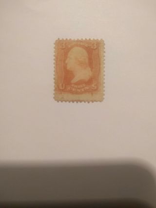 Us Stamp 94 George Washington 3 Cents 1867