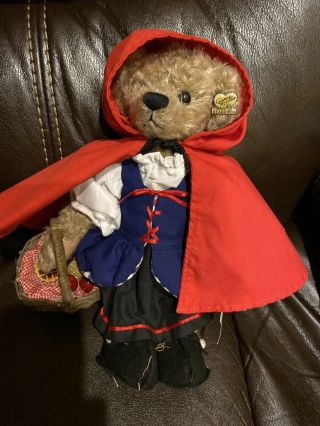 Annette Funicello Collectible Bear Co.  Little Red Riding Hood Plush Bear