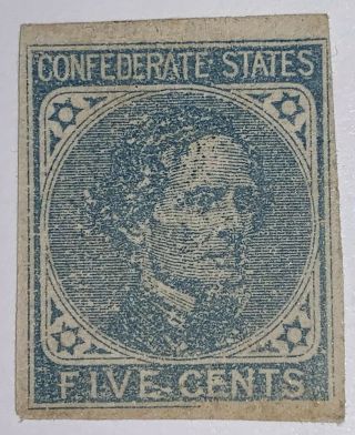 Travelstamps: United States Csa Confederate Stamp 7 Gum Hinged