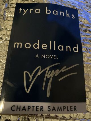 Signed Tyra Banks Book - Modelland Signed In Person