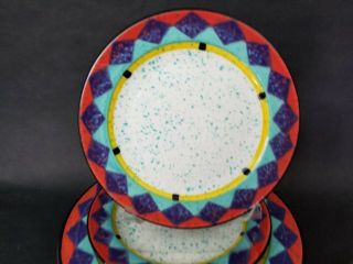 (2) Only Treasure Craft Paradise Salad Luncheon Plates 9 