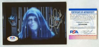 Clive Revill Emperor Palpatine Star Wars Signed 4x6 Picture Psa Dna Autograph