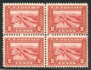 U.  S.  398 Block - 1913 2c Pac - Pacific ($110)