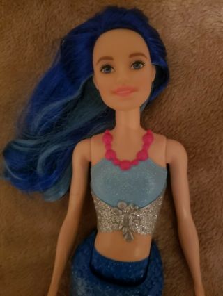 Mattel Barbie Dreamtopia Mermaid Doll Rainbow Cove Blue Hair 2017