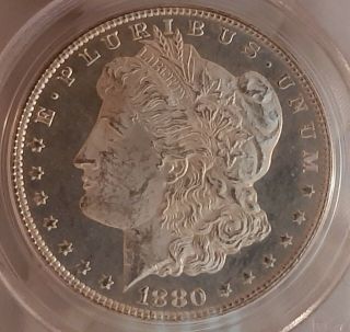 1880/79 - S Morgan Pcgs (ogh) Ms63pl Vam 12 Great Mirrors And Very Frosty