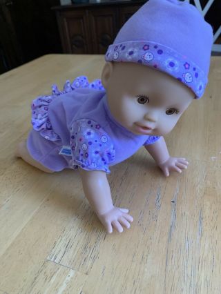 Fisher Price Little Mommy Bubbling Crawling Baby Doll 2008