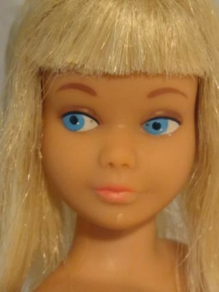 Vintage Barbie Sister Skipper Lemon/platinum Blonde Doll Mattel 1960s