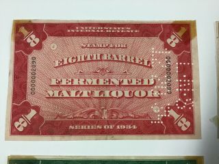 5 U.  S.  Internal Revenue Fermented Malt Liquor Series Of 1934 2