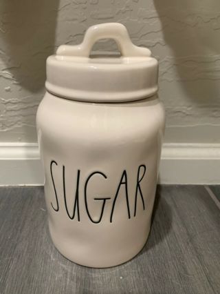 Rae Dunn “sugar” Canister With Lid - Ivory