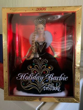 Holiday By Bob Mackie 2006 Barbie Doll - Never Opened With Ornament