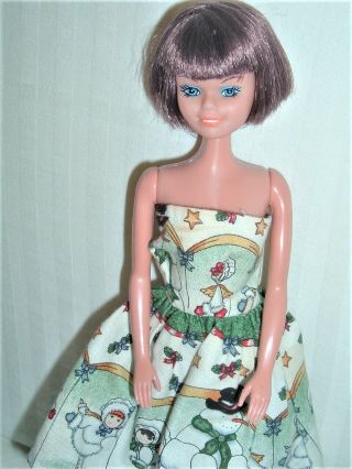 Totsy 11 Inch Brunette Barbie Size Doll Made in China 1987 2