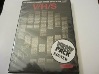 Hannah Fierman Autograph Signed DVD V/H/S Horror Pack SIREN VAMPIRE DIARIES 2