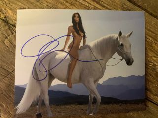 Emily Ratajkowski,  Hand Signed 8x10 Photograph.  Comes With.  Model/actress