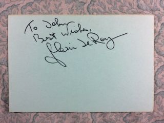Gloria Leroy - Sid And Nancy - All In The Family - Autographed 1975