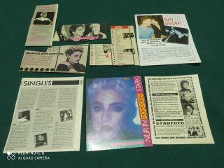 MADONNA - FGERMANY - CLIPPINGS/CUTTINGS/POSTER - ORIGINALS - VERY RARE 3