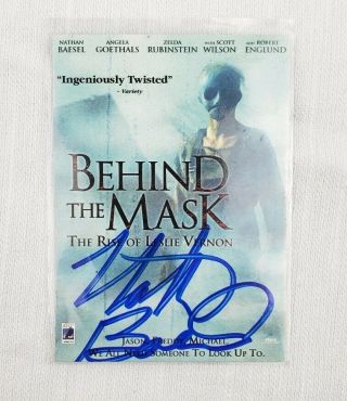 Behind The Mask Movie Autographed Trading Card Nathan Baesel