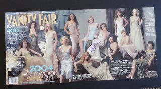 Diane Lane Signed Vanity Fair Mag Cover Poster Photo Psa & Beckett Guaranteed