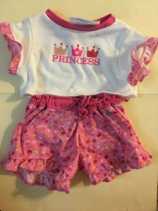 Build - A - Bear Princess Pajama Outfit