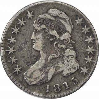1813 Bust Silver Half Dollar Vf Uncertified