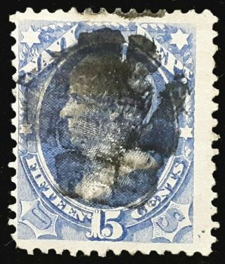 Us Official Stamp 1873 15c Navy Webster Scott O42