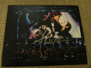 John Williams Star Wars With Carrie Fisher & Mark Hamill 8x10 Photo No