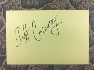 Jeff Conaway - Grease - Taxi - Babylon 5: The River Of Souls - Autograph 1981