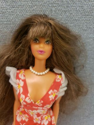 Mattel Barbie 1966 Bendable Legs Long Hair Brown Eyes