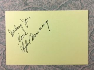 Sybil Danning - Chained Heat - Battle Beyond The Stars - Autographed 1981