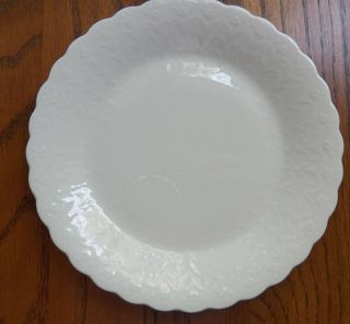 6 Mikasa White Silk Bread And Butter Plates 6.  75 Inch Bone China