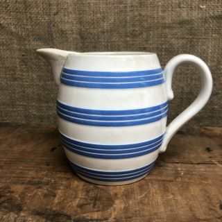 Vintage Villeroy And Boch White And Blue Pitcher/creamer